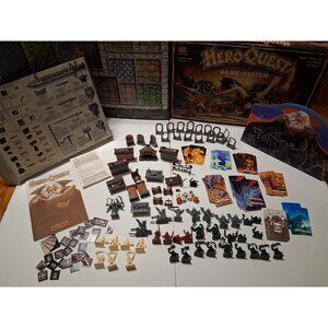 Huge Lot of Hero Quest Game Pieces Replacement Parts 1990's Milton Bradley